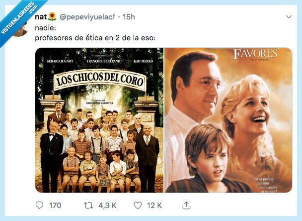 etica,peliculas,starter pack,cadena de favores