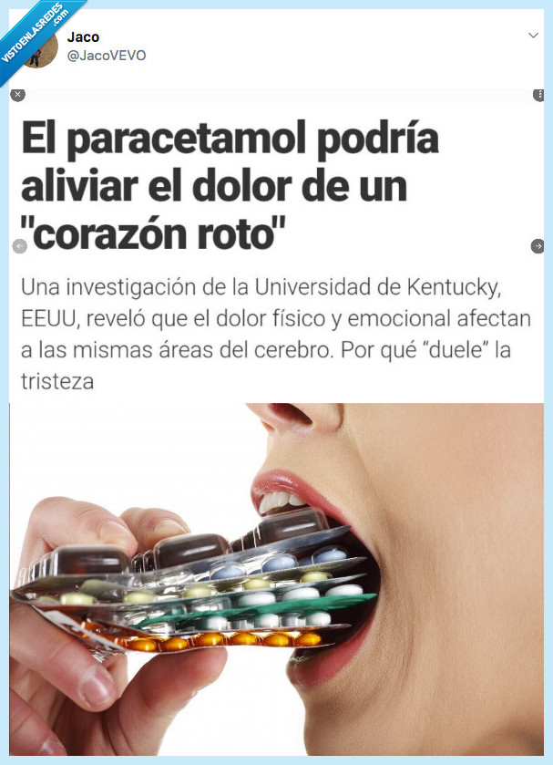 paracetamol,corazon,roto