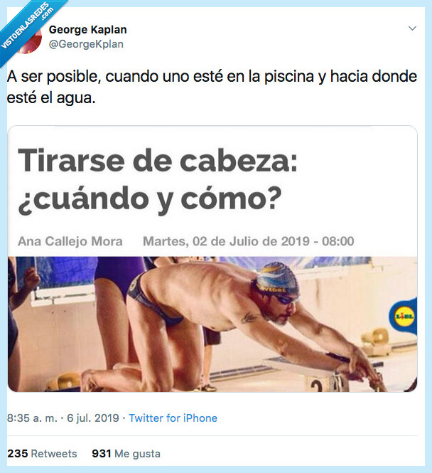 primordial,tirarse de cabeza,como y cuando