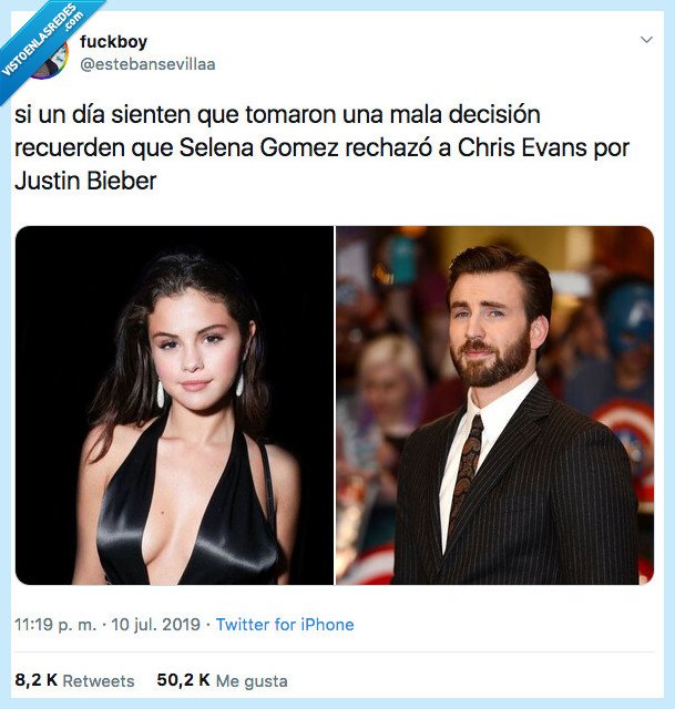 decisiones,caca,chrisevans,slenagomez