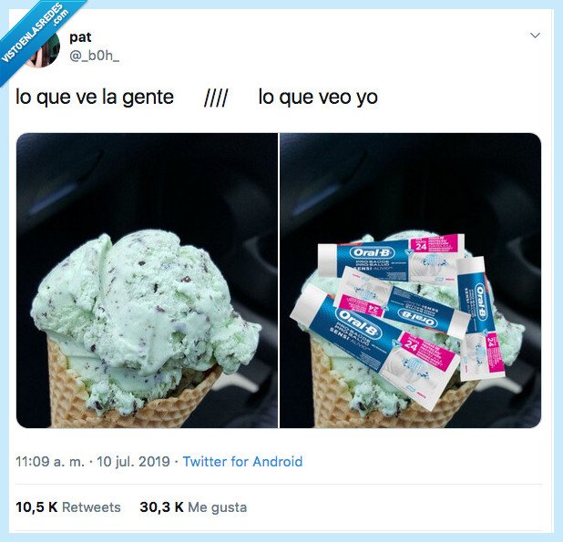 helados,menta,ver gente,veo yo