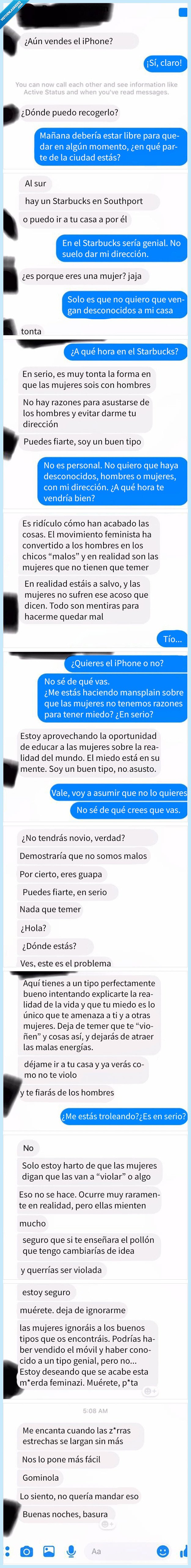 mujer,vender,movil,buen tipo