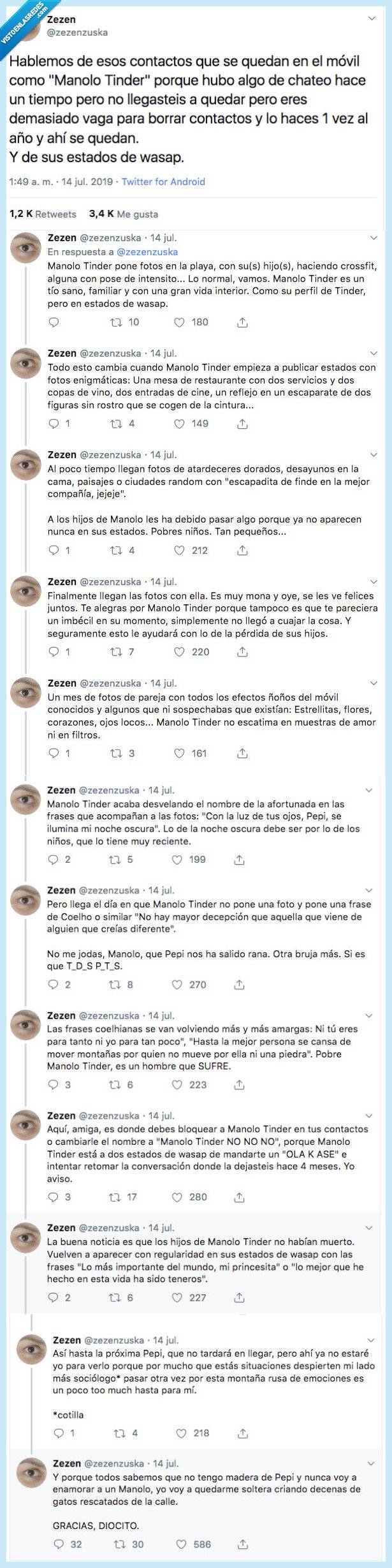 manolo,tinder,saber de él,ola k ase,wasap