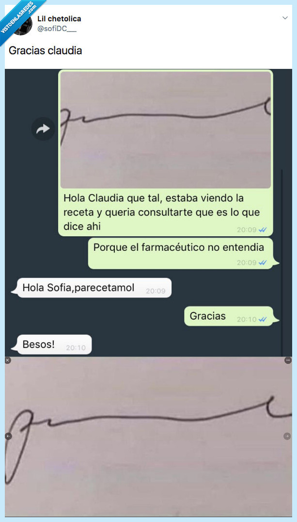 farmaceutico,capaz,entender,paracetamol,caligrafía