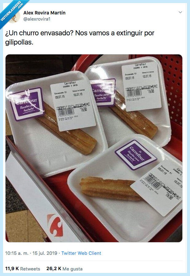 mundo,precioso,fin,churro envasado