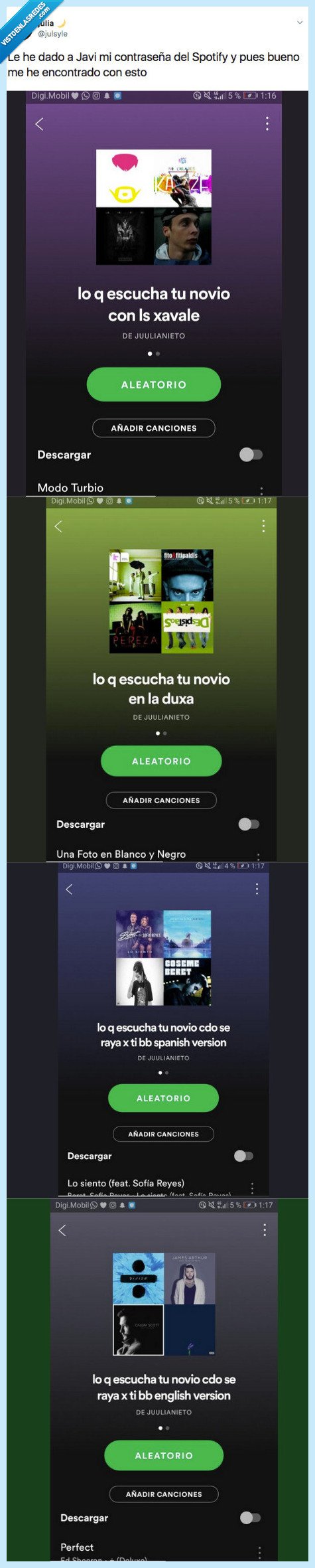 spotify,sorpresa,encontrar,novio
