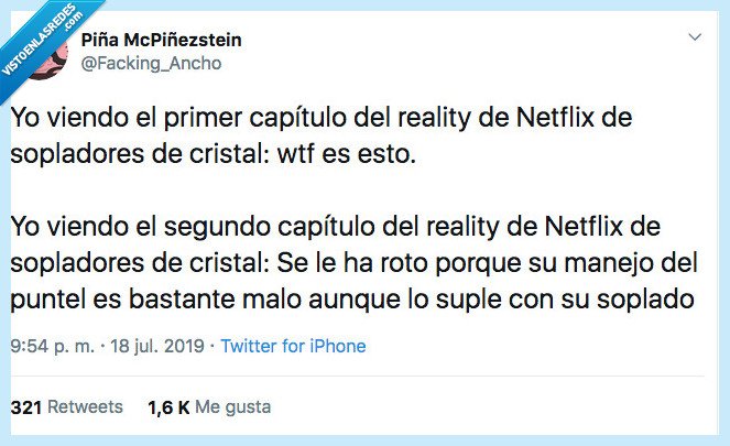 netflix,sopladores de vidrio