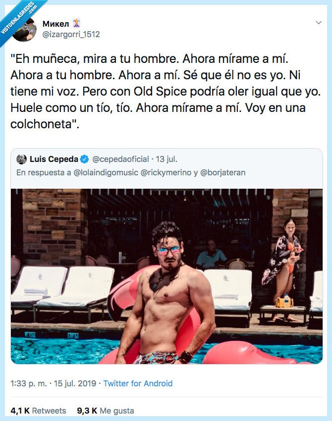 cepeda,old spice,piscina,foto