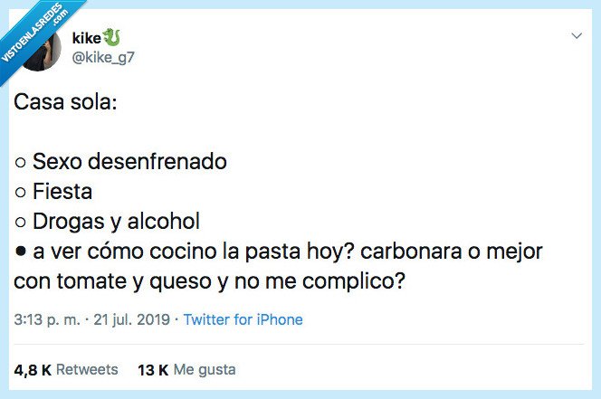 sola,casa,pasta,cocinar