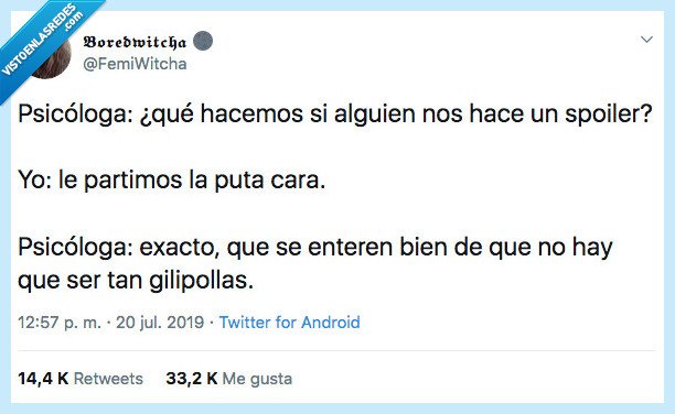 medidas,tomar,hacer spoiler,partir cara