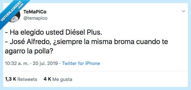 no es el momento,diesel,agarrar