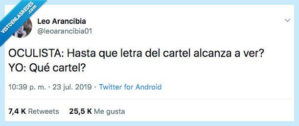 oculista,ver,cártel