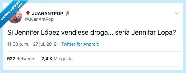 jennifer lopez,música,nombre,coca,droga,juego de palabras
