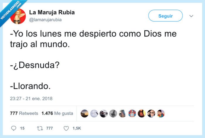 lunes,llorando,drama