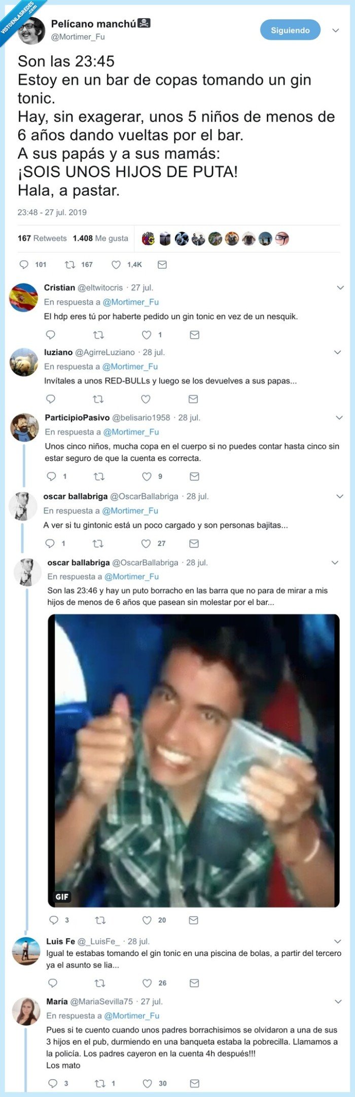 españa,bar de copas,niños,cuñados