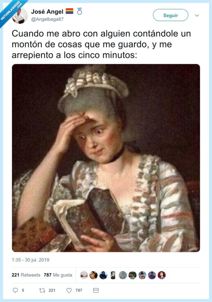 sinceridad,venirse arriba,amistad