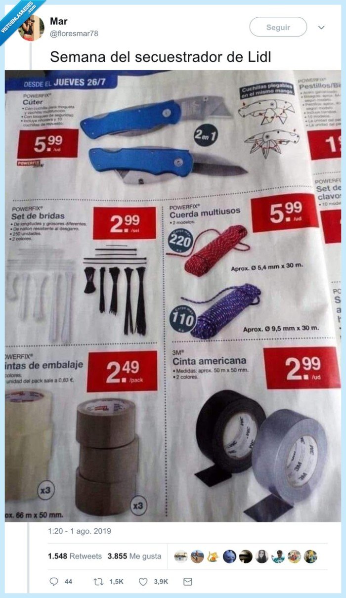 523594 - Semana del secuestrador en Lidl, por @floresmar78