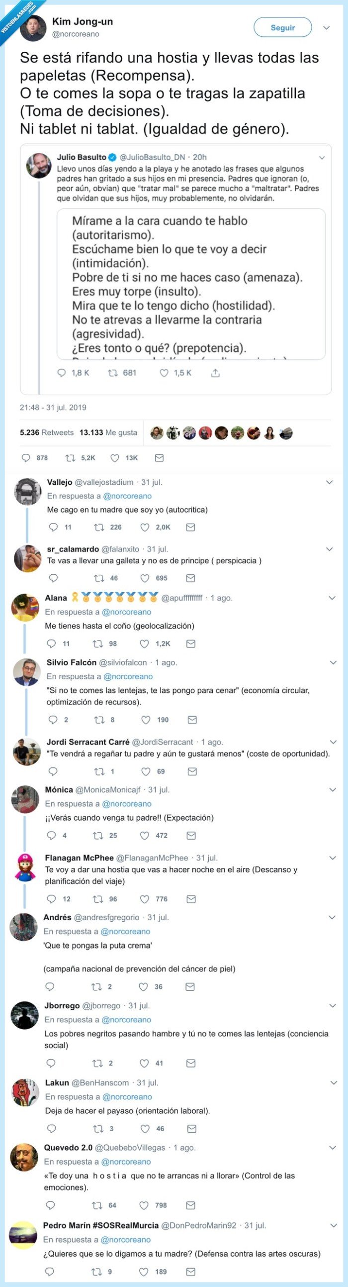 julio basulto,comportamiento,niño,humor