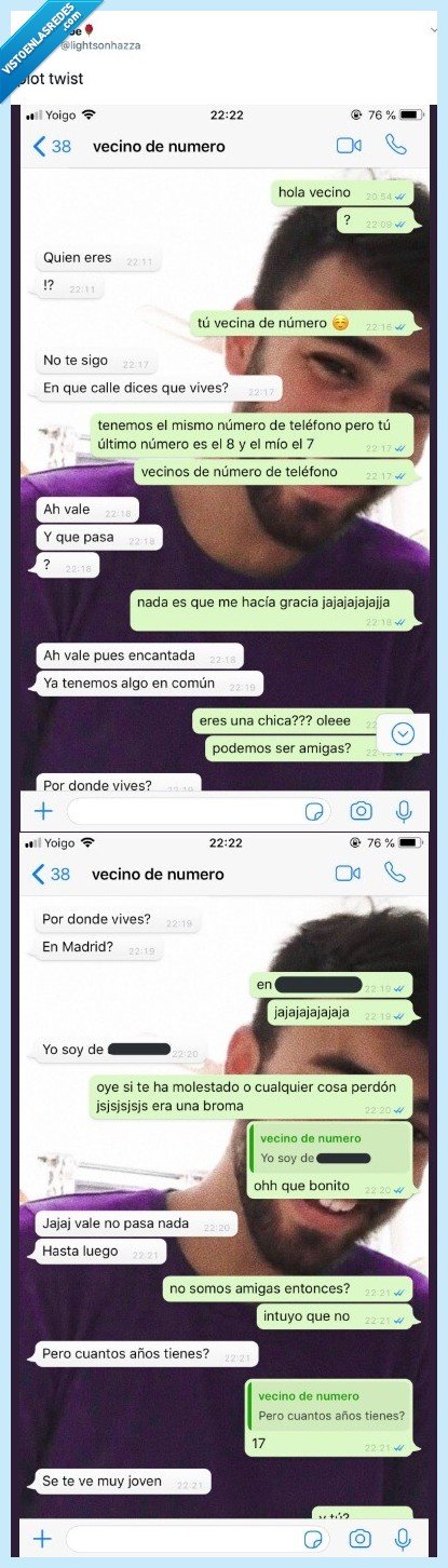 vecina,numero,sale mal,alerta spoiler