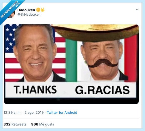 tom hanks,gracias,meme definitivo