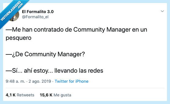 community manager,pesquero,redes
