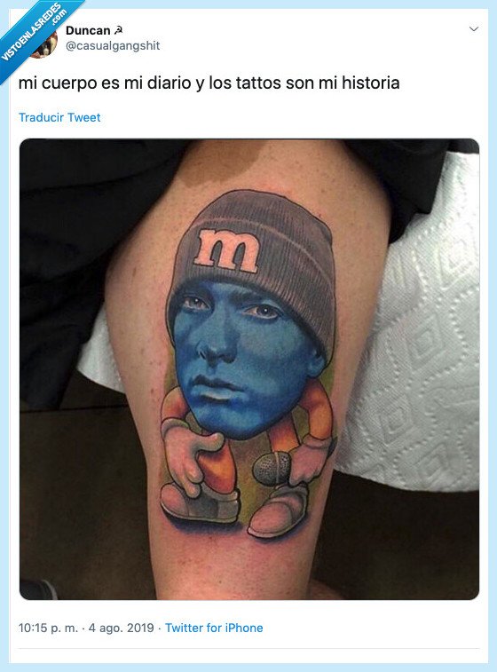 m&m,eminem,significado tatuaje