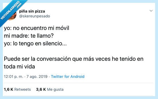móvil,madre,te llamo,silencio