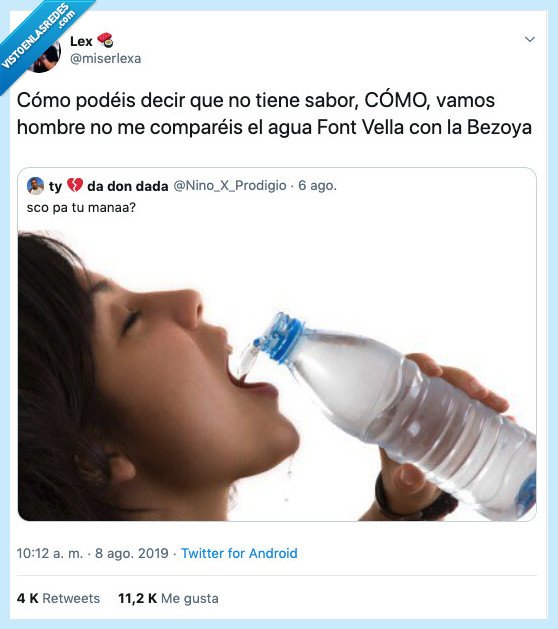 leyenda urbana,agua,sabor,bezoya,fontvella