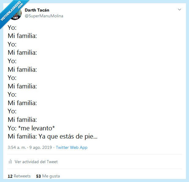 familia,levantarse,pedir