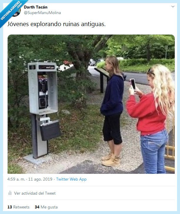 ruinas,jóvenes,antiguas,cabina