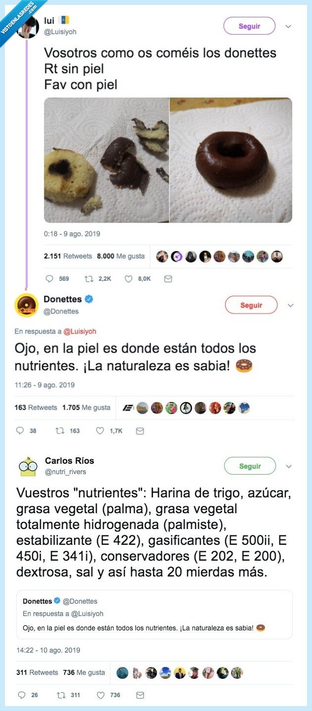 donnettes,zasca,sano,saludable,piel