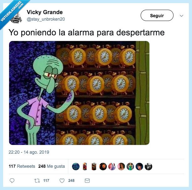 alarma,snooze,calamardo,retrasar