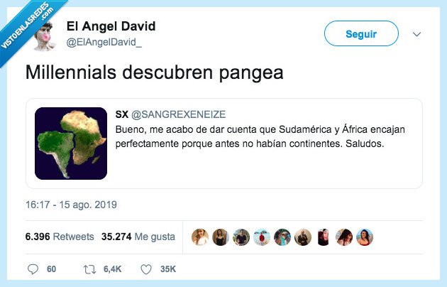 pangea,millenials,continentes
