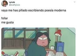 Enlace a La buena poesía moderna, por @evaftpizzx