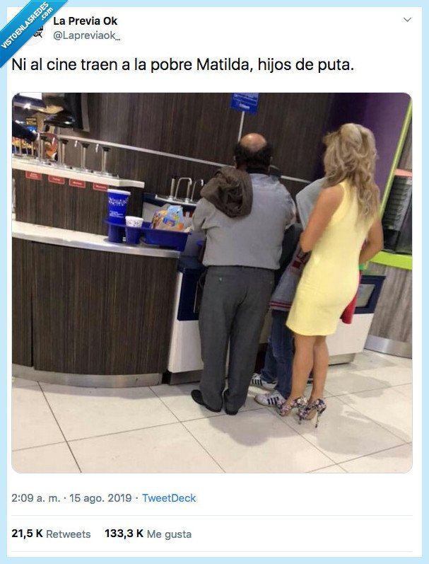 matilda,cine,traer,dobles