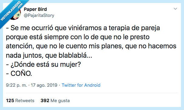 parte importante,terapia,pareja,prestar atencion