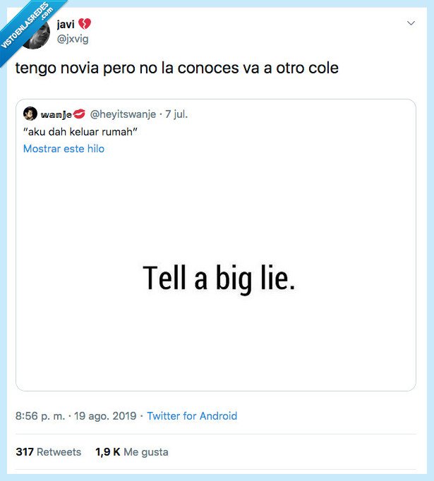 trola,novia,tener,conocer,cole