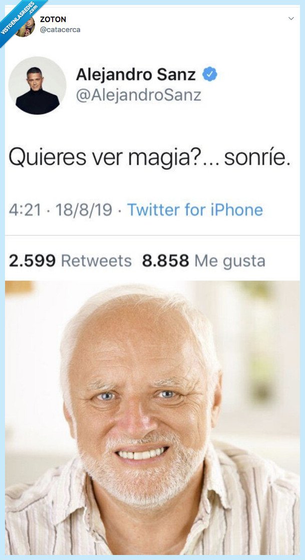 sonrisa,alejandro sanz,magia