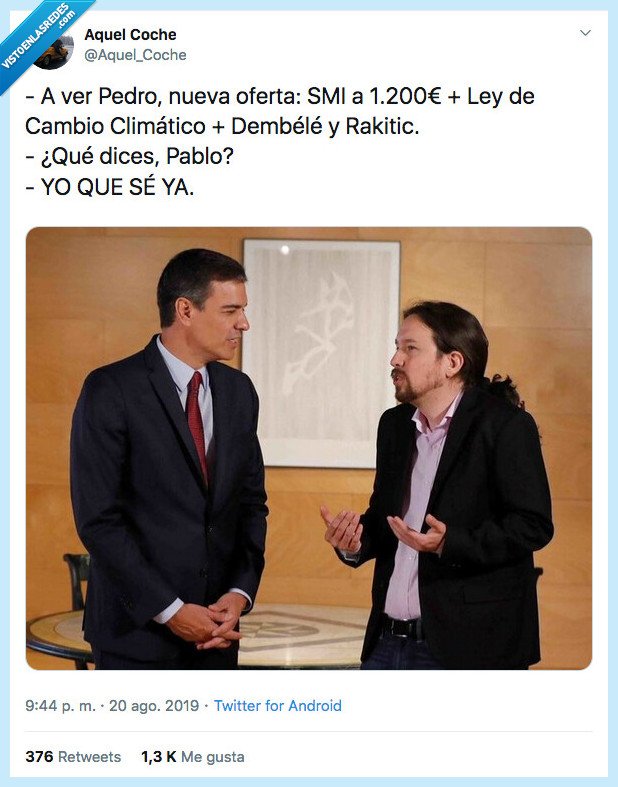 pablo iglesias,pedro sanchez,pedir,negociacion