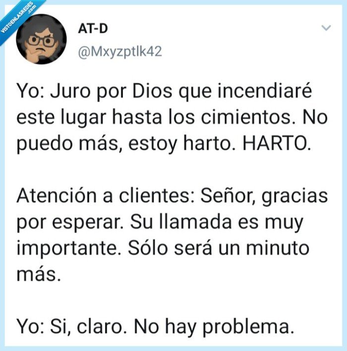 Atención a clientes,llamada,espera,Mxyzptlk42