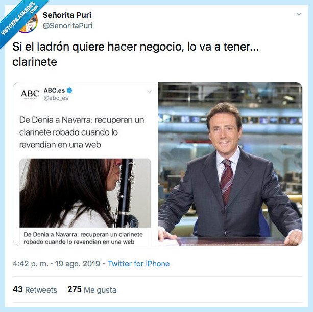 clarinete,ladron,matias prats