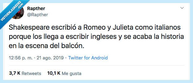 cap&iacute;tulo,shakeaspeare,balc&oacute;n