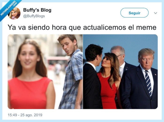 trump,meme,distracted boyfriend