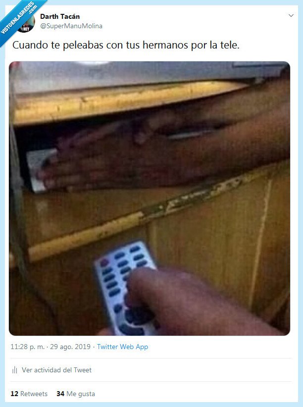 tele,hermanos,pelear
