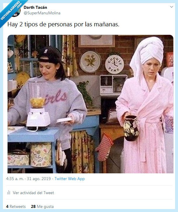 mañanas,personas,tipos