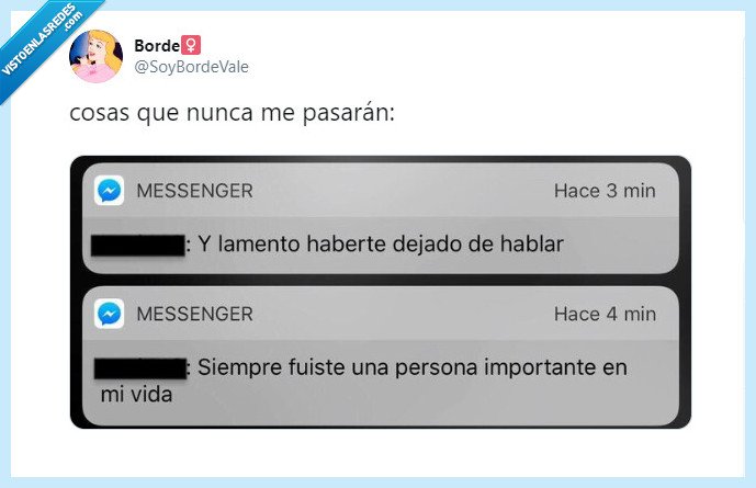 hablar,dejar,persona,importante,vida,ghosting,mensaje,privado,messenger