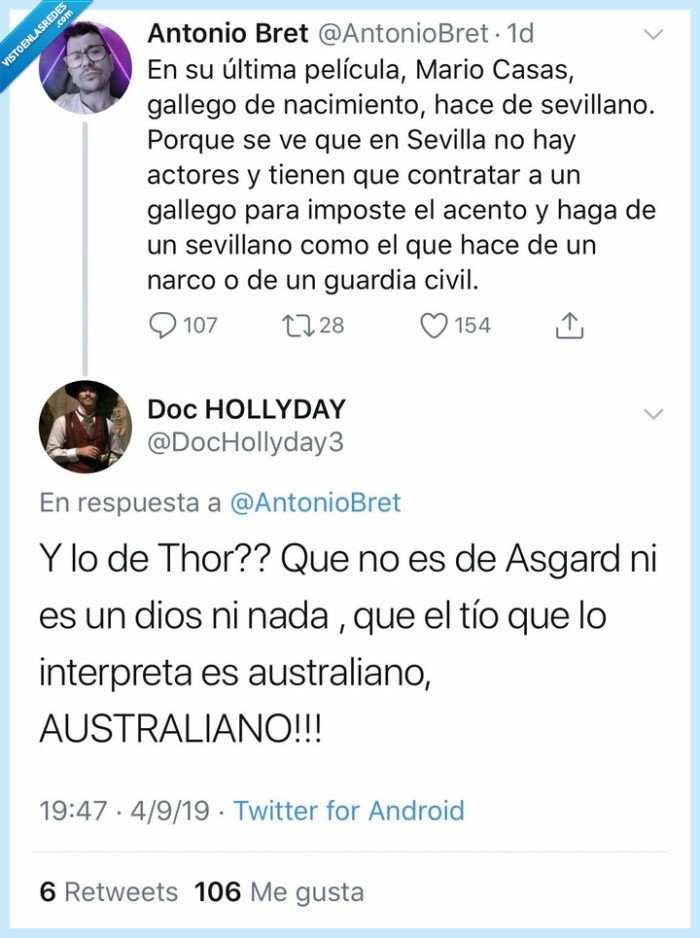 mario casas,sevillano,thor,actores