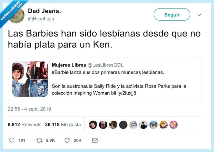 barbies,ken,dinero,novio,lesbianas