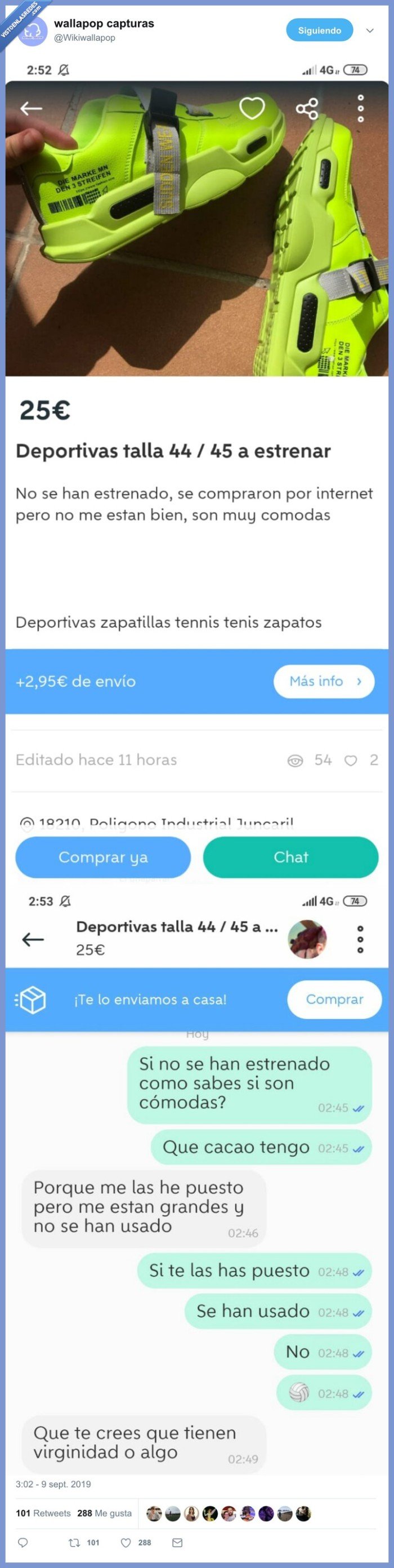bambas,estrenar,nuevas,wallapop