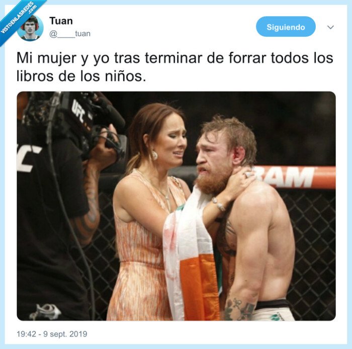 connor mcgregor,forrar,libros,clase